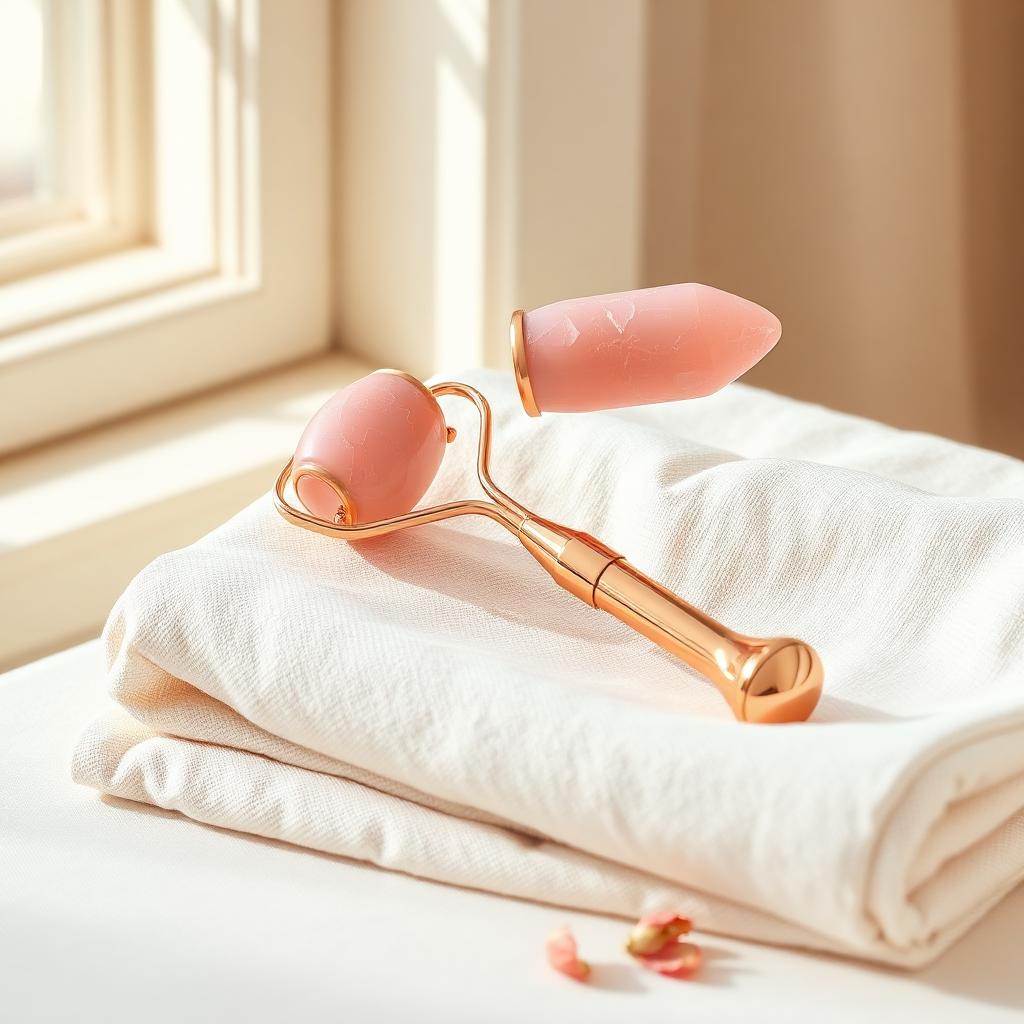 Rose Quartz Sculpting Roller